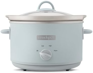 Crock-Pot 4.5 Quart Manual Slow Cooker – Macaroon Blue (Kitchen 58)