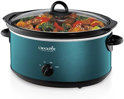 Crock-Pot 7 Quart Manual Slow Cooker – Turquoise (Kitchen 74)