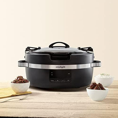 Crock-Pot Thermoshield 6 Quart Slow Cooker with Carry Handles (Prime 72)