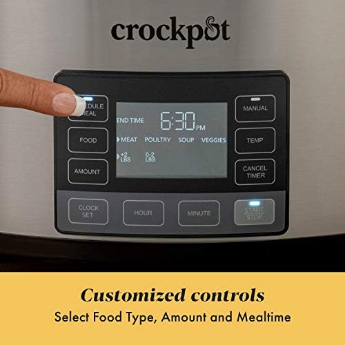 Crock-Pot MyTime 6 Quart Programmable Slow Cooker H8EO