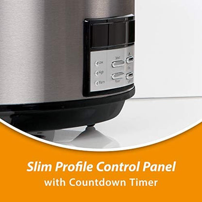 Crock-Pot 8 Quart Programmable Slow Cooker with Auto Warm (Fresh 17)
