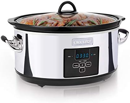 Crock-Pot 7 Quart Programmable Slow Cooker – Polished Platinum (Core 11)