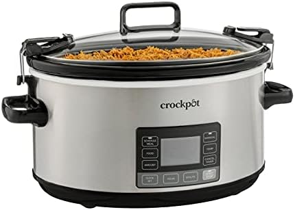 Crock-Pot 7 Quart Portable Programmable Slow Cooker with Timer (Select 80)