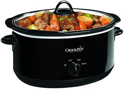 Crock-Pot 8 Quart Manual Slow Cooker – Black (New 46)