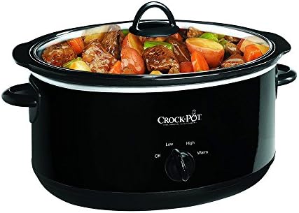 Crock-Pot 8 Quart Manual Slow Cooker – Black LDYV