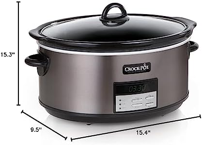 Crock-Pot 8 Quart Programmable Slow Cooker with Auto Warm (Prime 24 Extra)