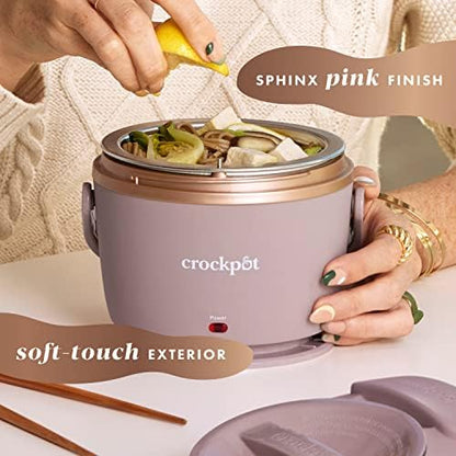 Crock-Pot Electric Lunch Box Food Warmer 20oz – Blush Pink (Select 32)