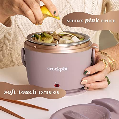 Crock-Pot Electric Lunch Box Food Warmer 20oz – Blush Pink HVYU