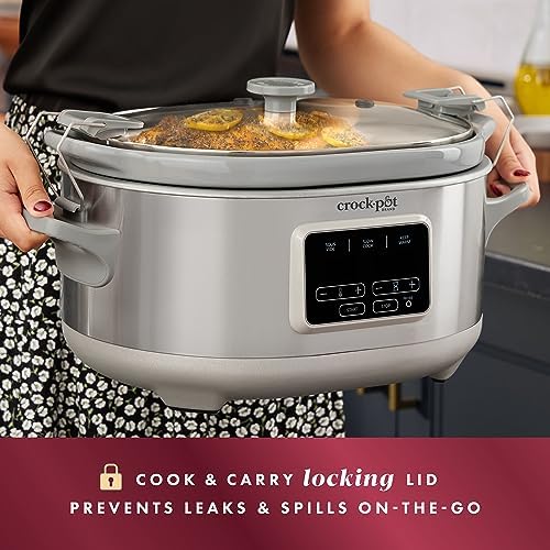 Crock-Pot 7 Quart Programmable Cook & Carry Slow Cooker (Prime 58)