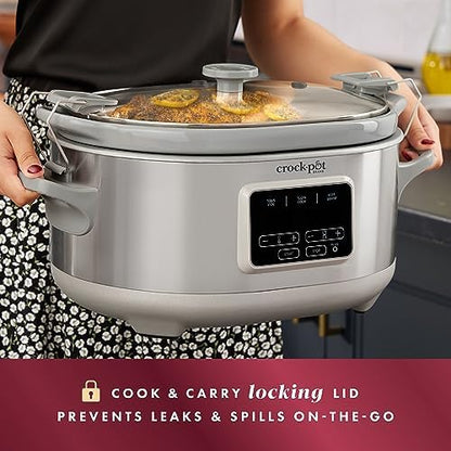 Crock-Pot 7 Quart Programmable Cook & Carry Slow Cooker (Prime 58)
