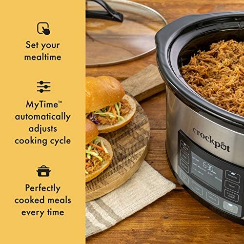 Crock-Pot MyTime 6 Quart Programmable Slow Cooker H8EO