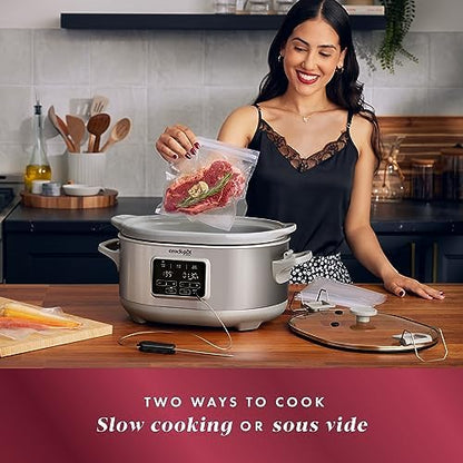 Crock-Pot 7 Quart Programmable Cook & Carry Slow Cooker (Prime 58)
