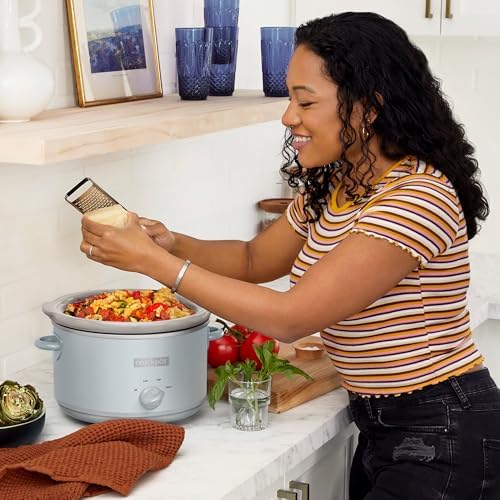 Crock-Pot 4.5 Quart Manual Slow Cooker – Macaroon Blue (Kitchen 58)
