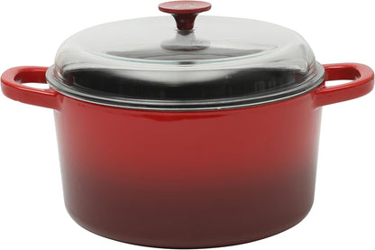 Crock-Pot 3 Quart Enameled Cast Iron Dutch Oven – Aqua (Prime 79)