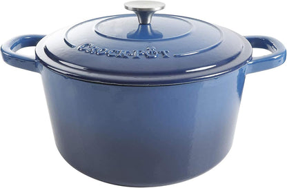 Crock-Pot 3 Quart Enameled Cast Iron Dutch Oven – Aqua (Prime 79)