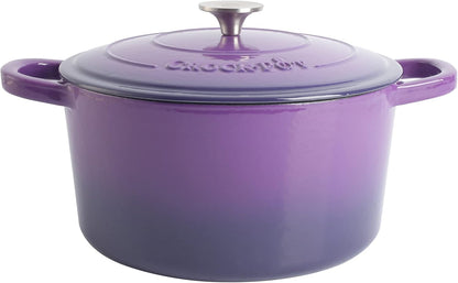 Crock-Pot 3 Quart Enameled Cast Iron Dutch Oven – Aqua (Prime 79)