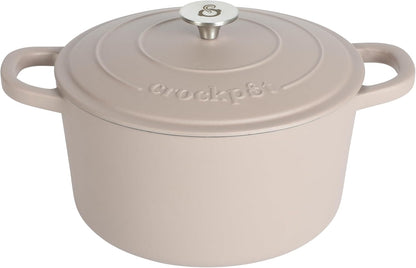 Crock-Pot 3 Quart Enameled Cast Iron Dutch Oven – Aqua (Prime 79)