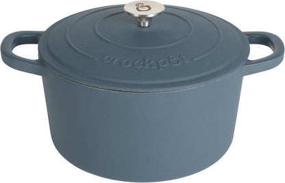 Crock-Pot 3 Quart Enameled Cast Iron Dutch Oven – Aqua (Prime 79)