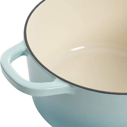 Crock-Pot 3 Quart Enameled Cast Iron Dutch Oven – Aqua (Prime 79)