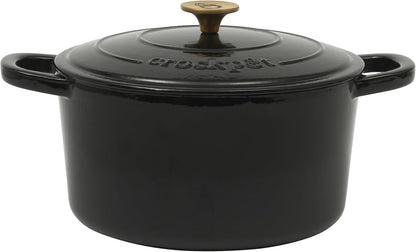 Crock-Pot 3 Quart Enameled Cast Iron Dutch Oven – Aqua (Prime 79)
