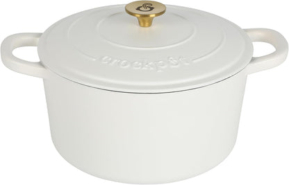 Crock-Pot 3 Quart Enameled Cast Iron Dutch Oven – Aqua (Prime 79)