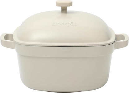 Crock-Pot 3 Quart Enameled Cast Iron Dutch Oven – Aqua (Prime 79)